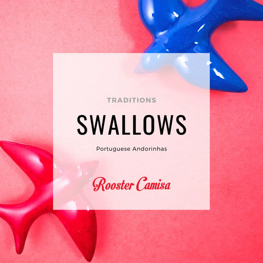 The Swallows of Portugal Rooster Camisa