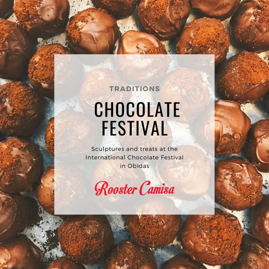 Obidos Festival do Chocolate Rooster Camisa
