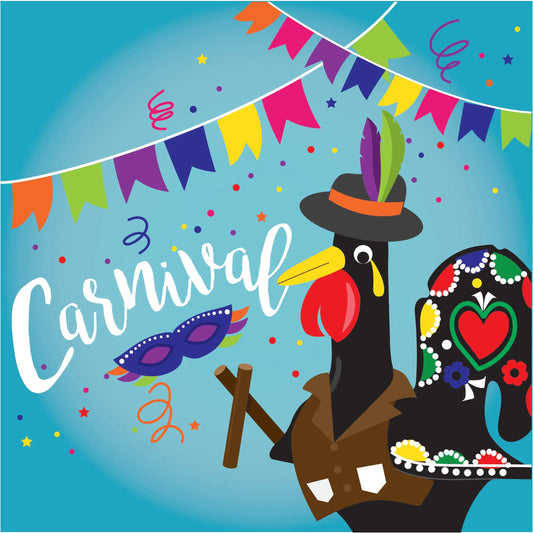 Carnaval! Rooster Camisa