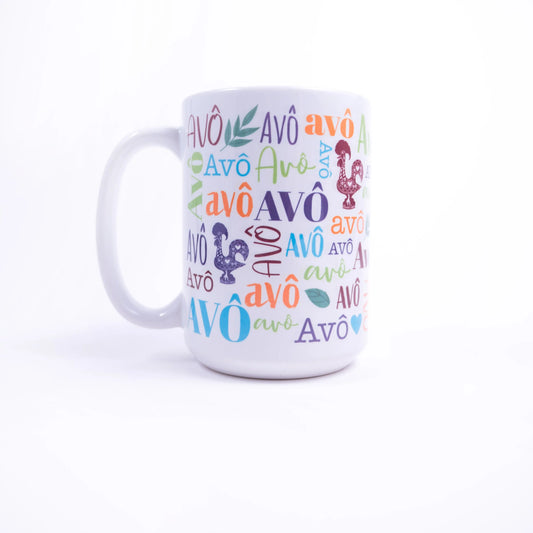 Avô Mug - Grandfather - Rooster Camisa