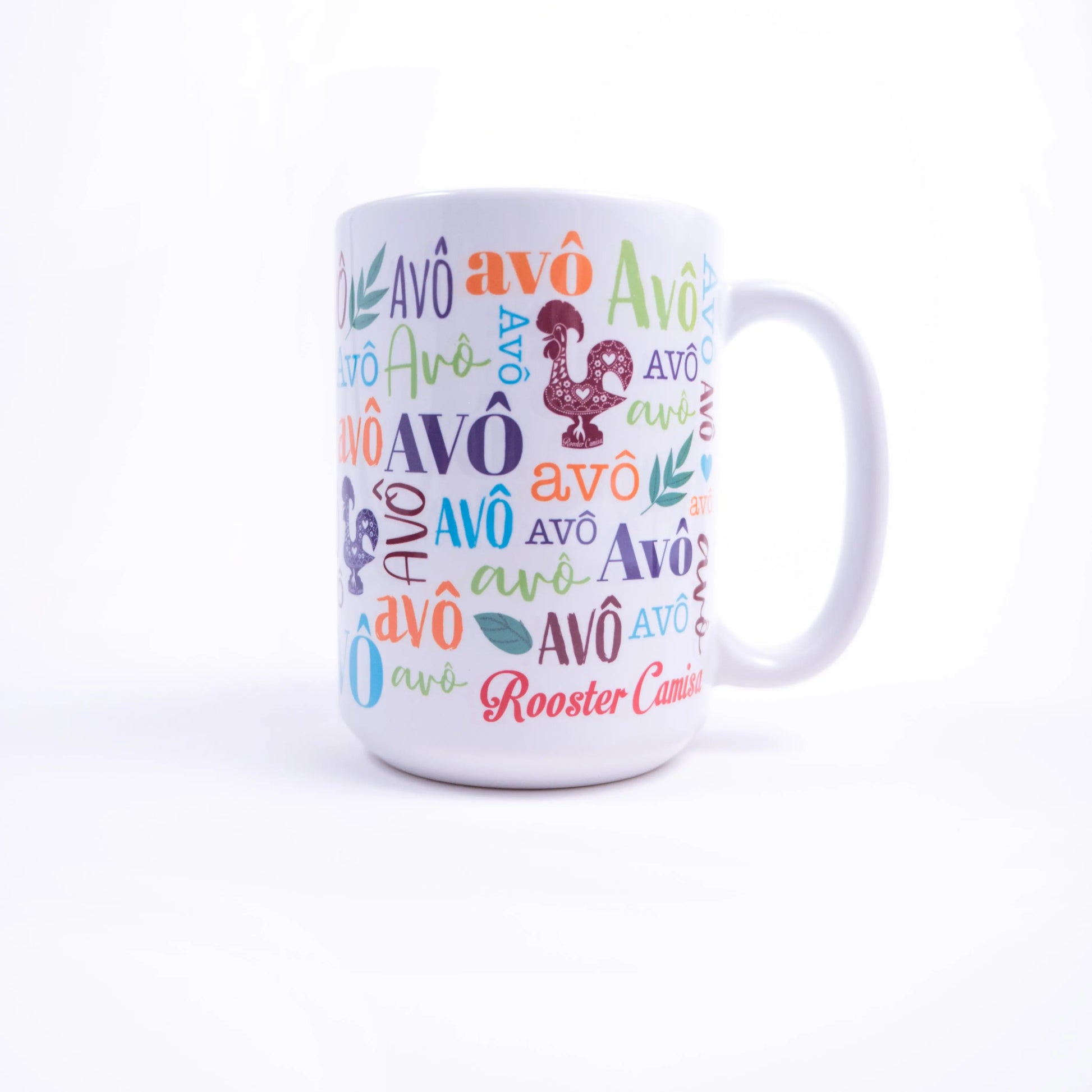 Avô Mug - Grandfather - Rooster Camisa