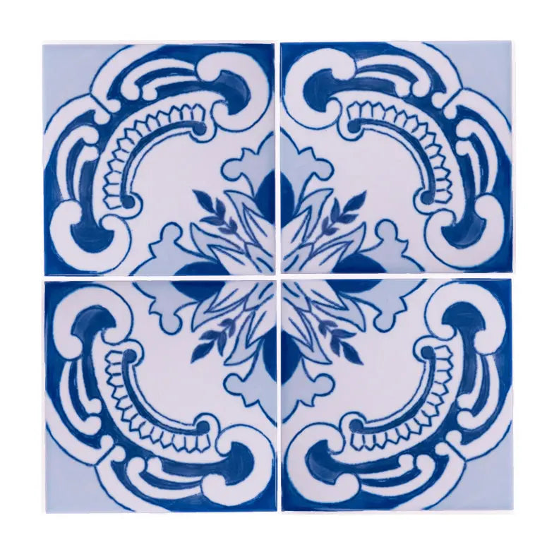 Portuguese Inspired Azulejos Invictus Ceramic Tile-Rooster Camisa