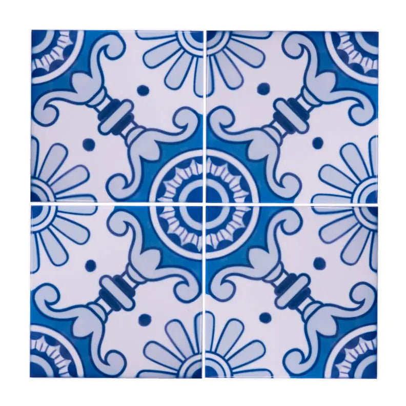 Portuguese Inspired Azulejos Navigator Ceramic Tile-Rooster Camisa