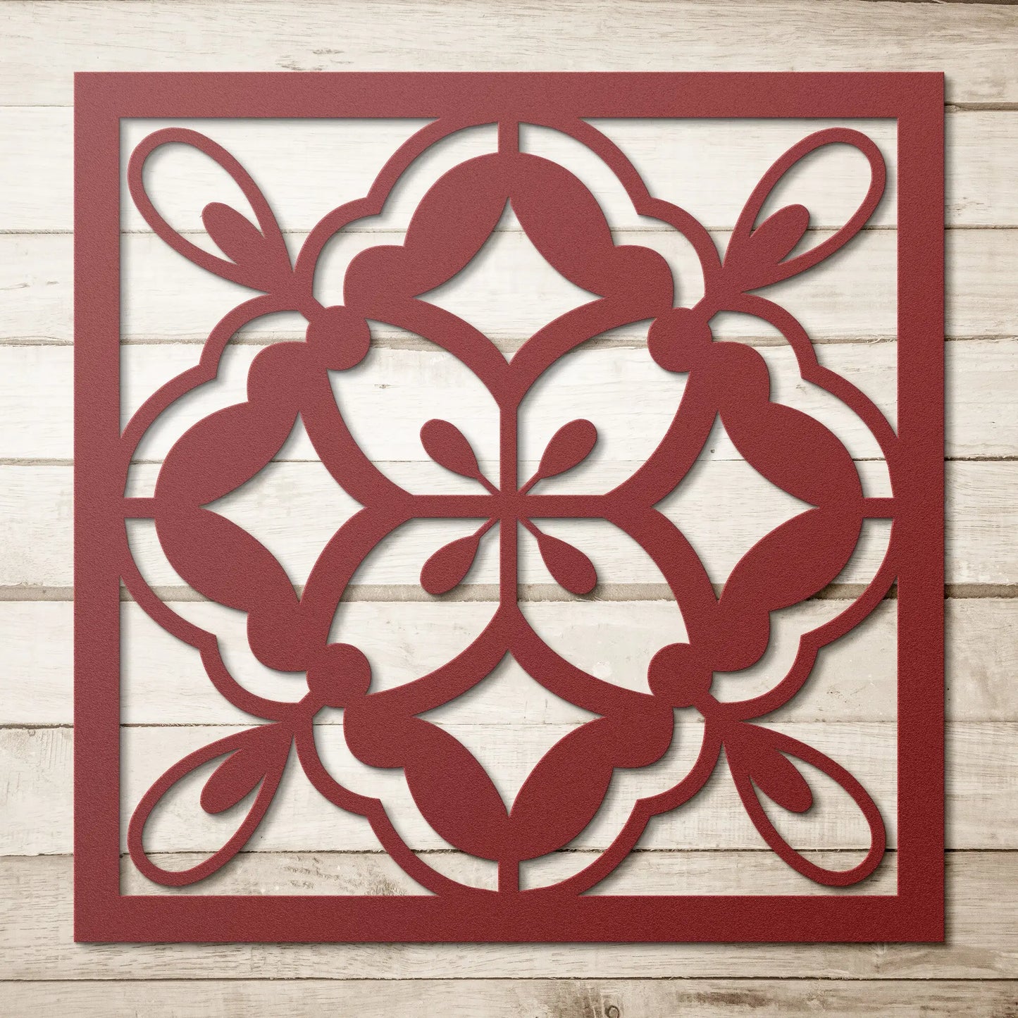 Steel Azulejos Tile Wall Art Diamond-Rooster Camisa