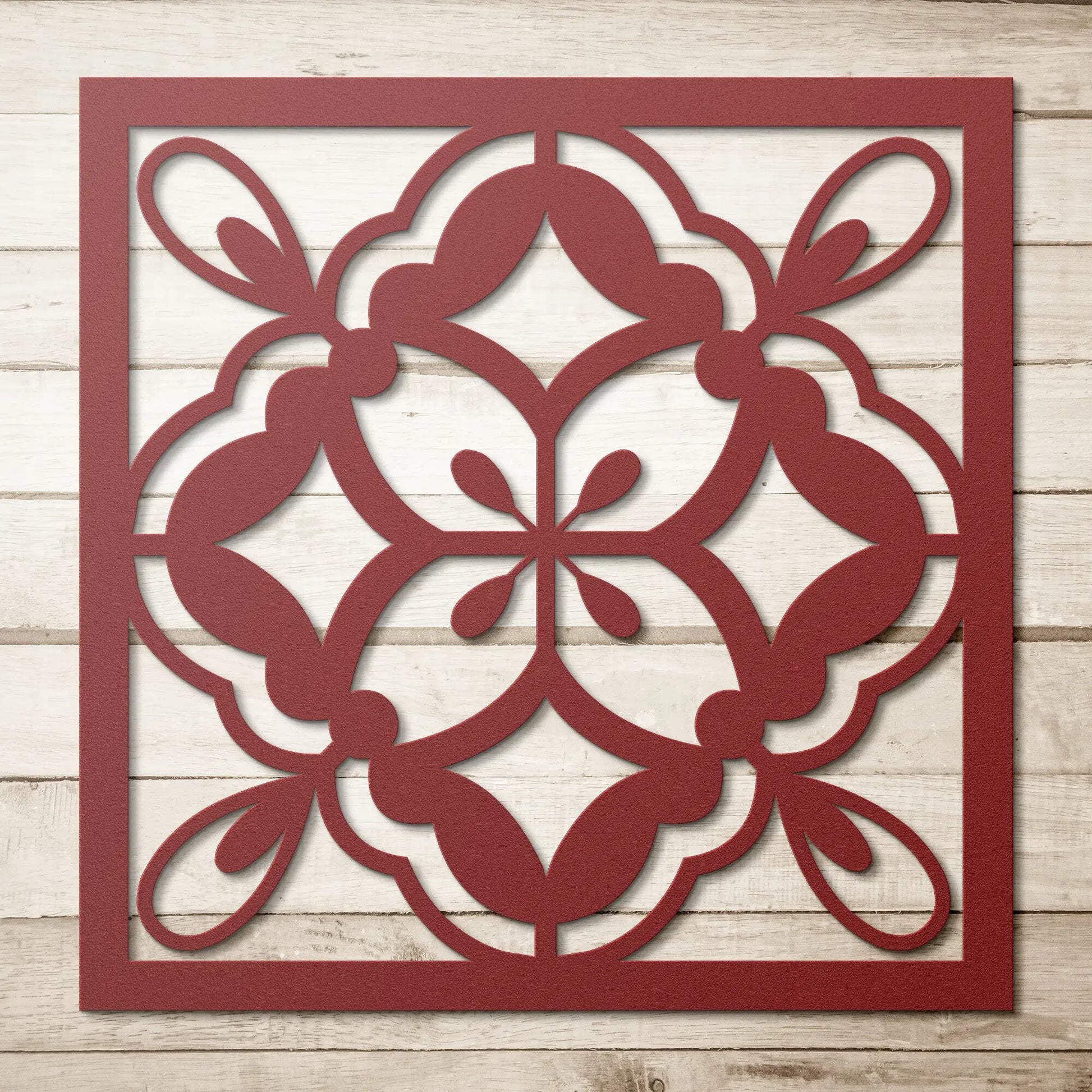 Steel Azulejos Tile Wall Art  Diamond-Rooster Camisa