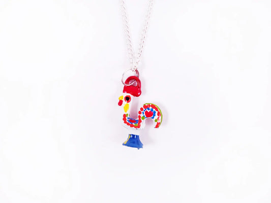 Barcelos Rooster Necklace -Rooster Camisa