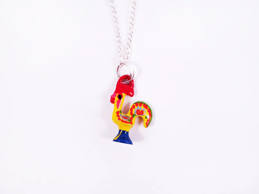 Barcelos Rooster Necklace -Rooster Camisa