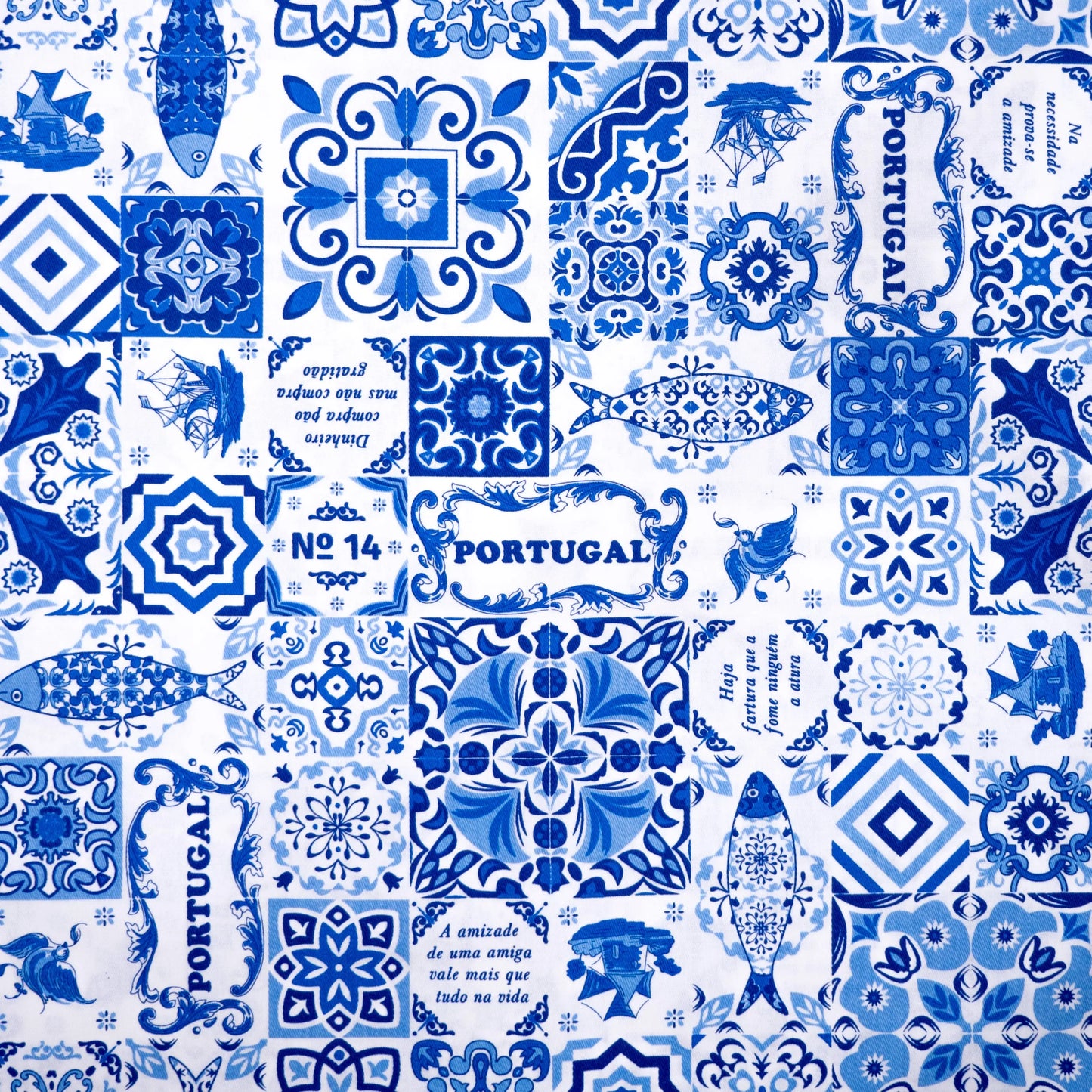 Casa Portuguesa Royal Fabric by Yard-Rooster Camisa