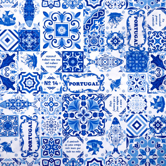 Casa Portuguesa Royal Fabric by Yard-Rooster Camisa