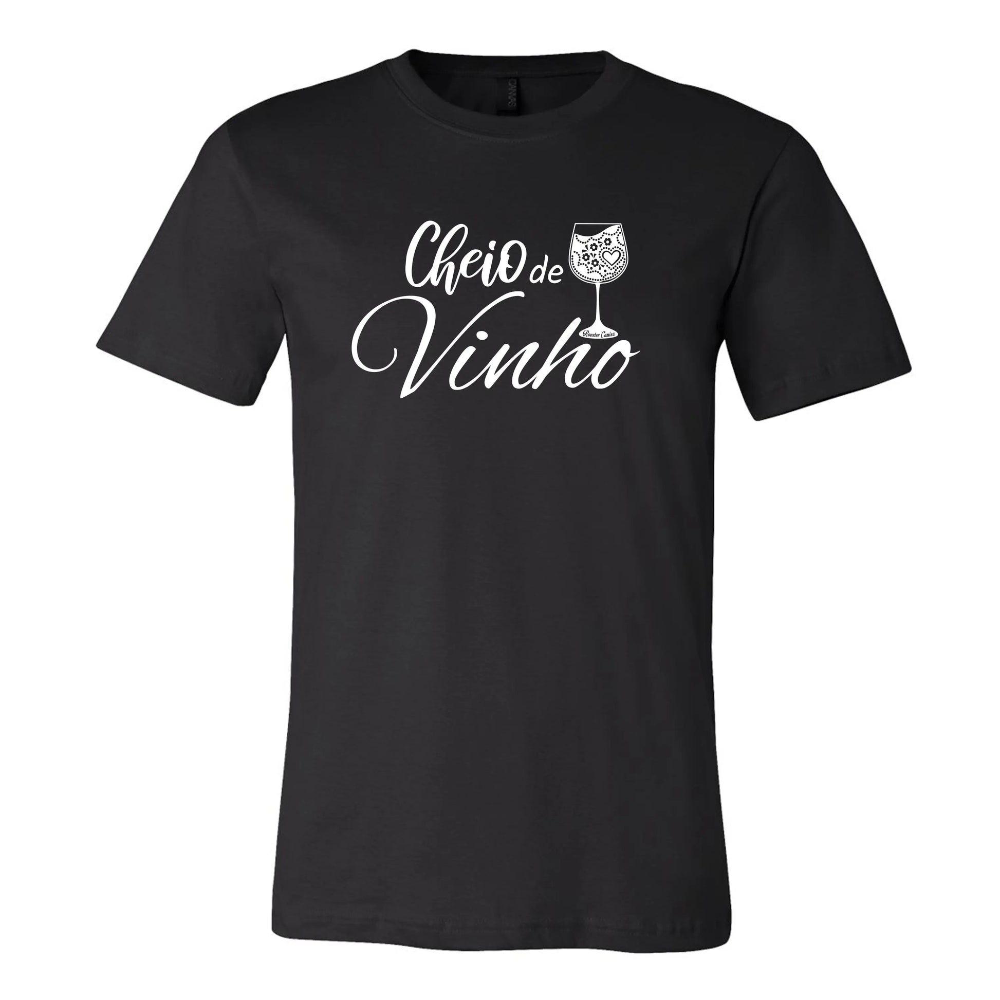 Cheio de Vinho Adult Tee-Rooster Camisa