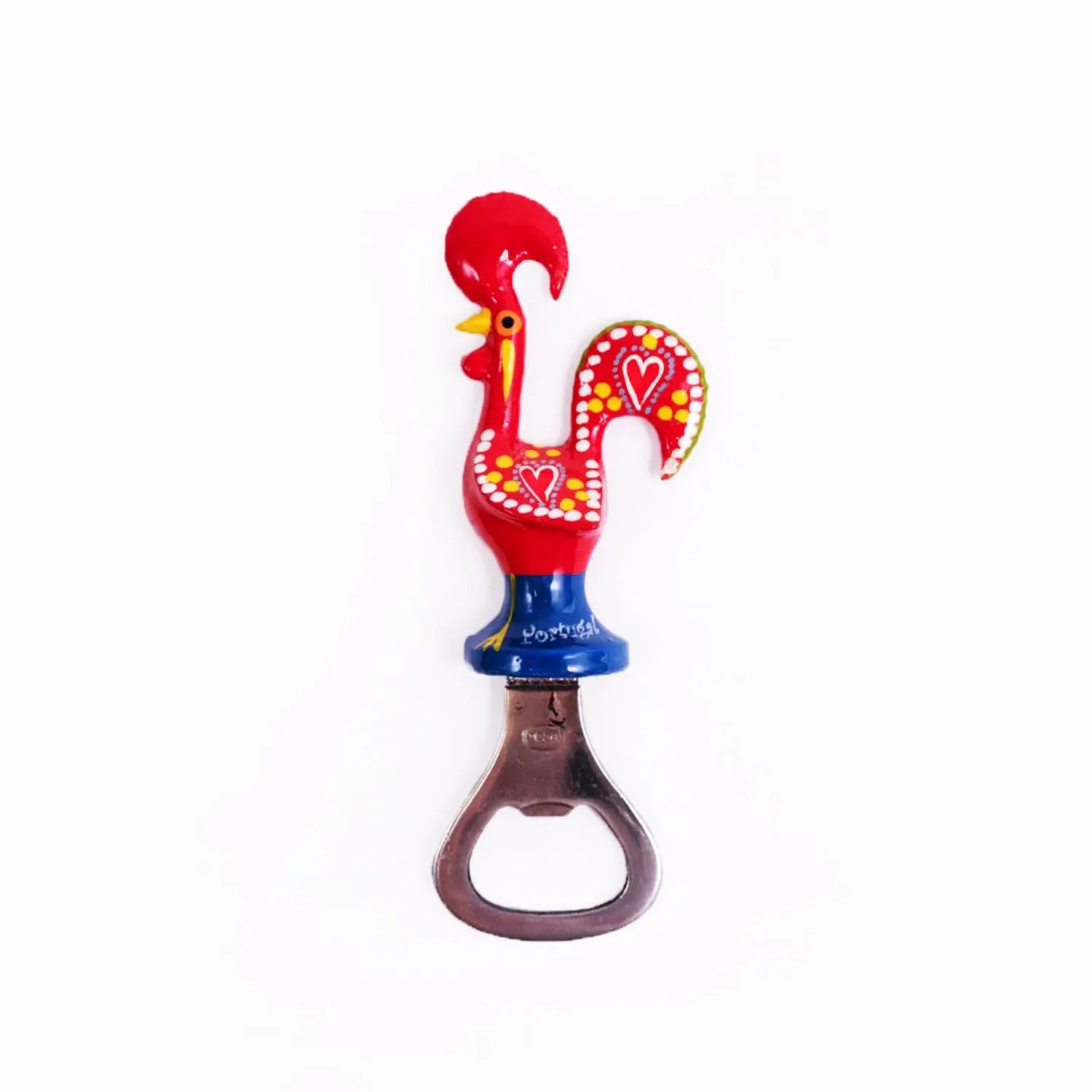 Galo de Barcelos Bottle Opener Magnet 11cm Red-Rooster Camisa