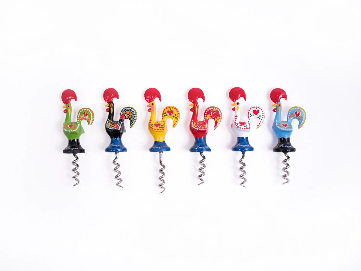 Galo de Barcelos Cork Screw 13cm Red-Rooster Camisa