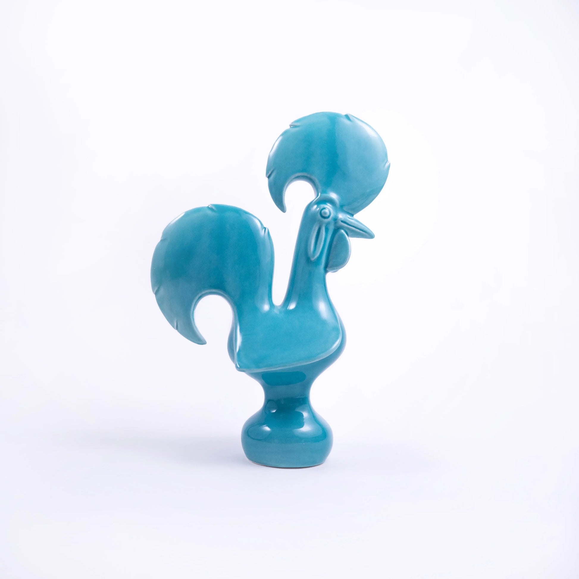 Glazed Galo de Barcelos (Mar)-Rooster Camisa