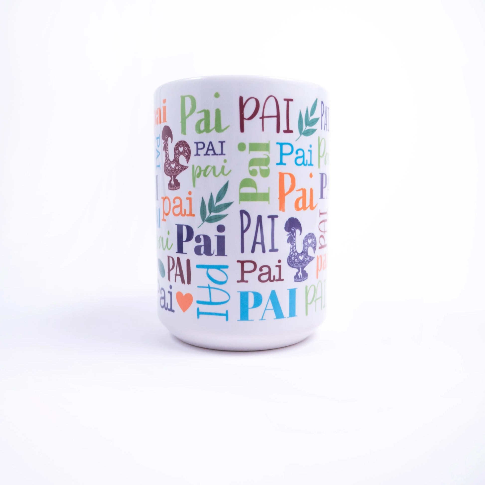 Pai Mug - Father - Rooster Camisa