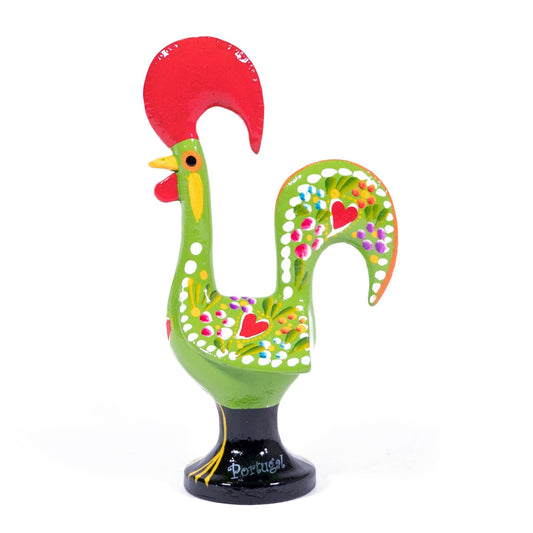 16cm Galo de Barcelos Green