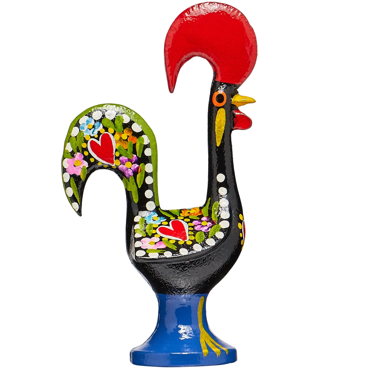 16cm Galo de Barcelos Black