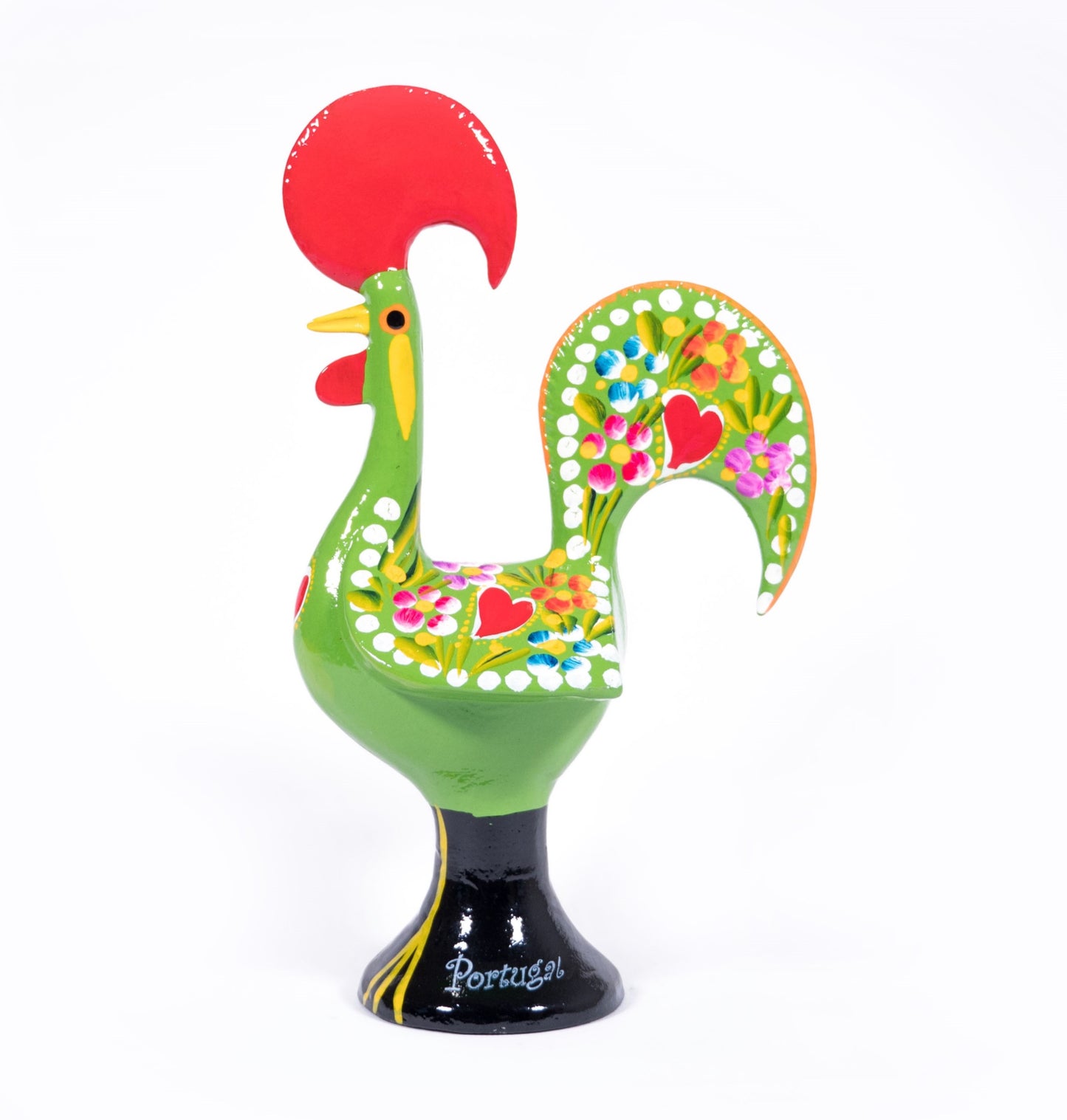 25cm Galo de Barcelos Green