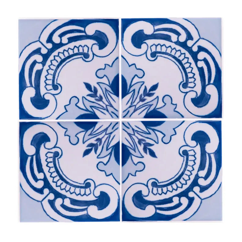 Portuguese Inspired Azulejos Invictus Ceramic Tile-Rooster Camisa