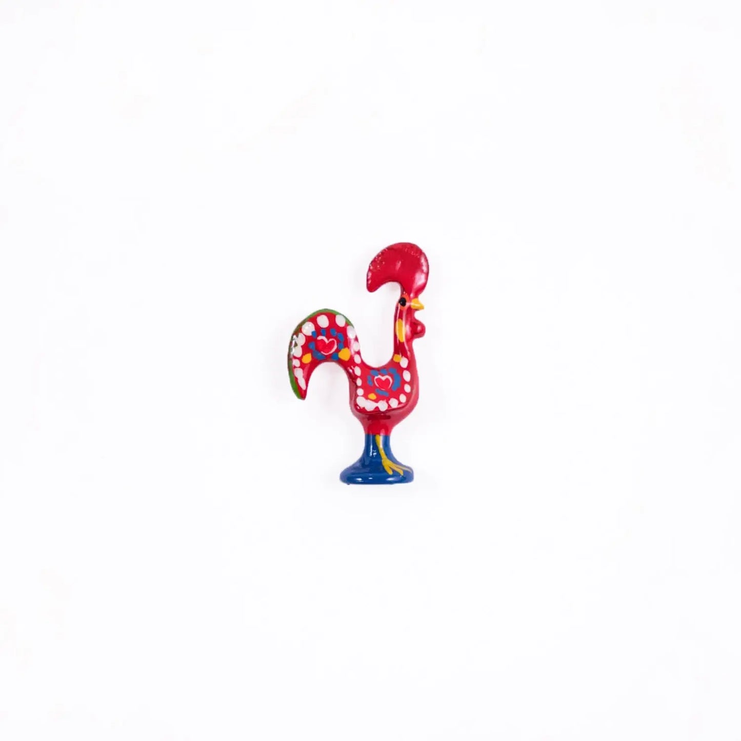 Portuguese Inspired Barcelos Rooster Lapel Pin in Red-Rooster Camisa