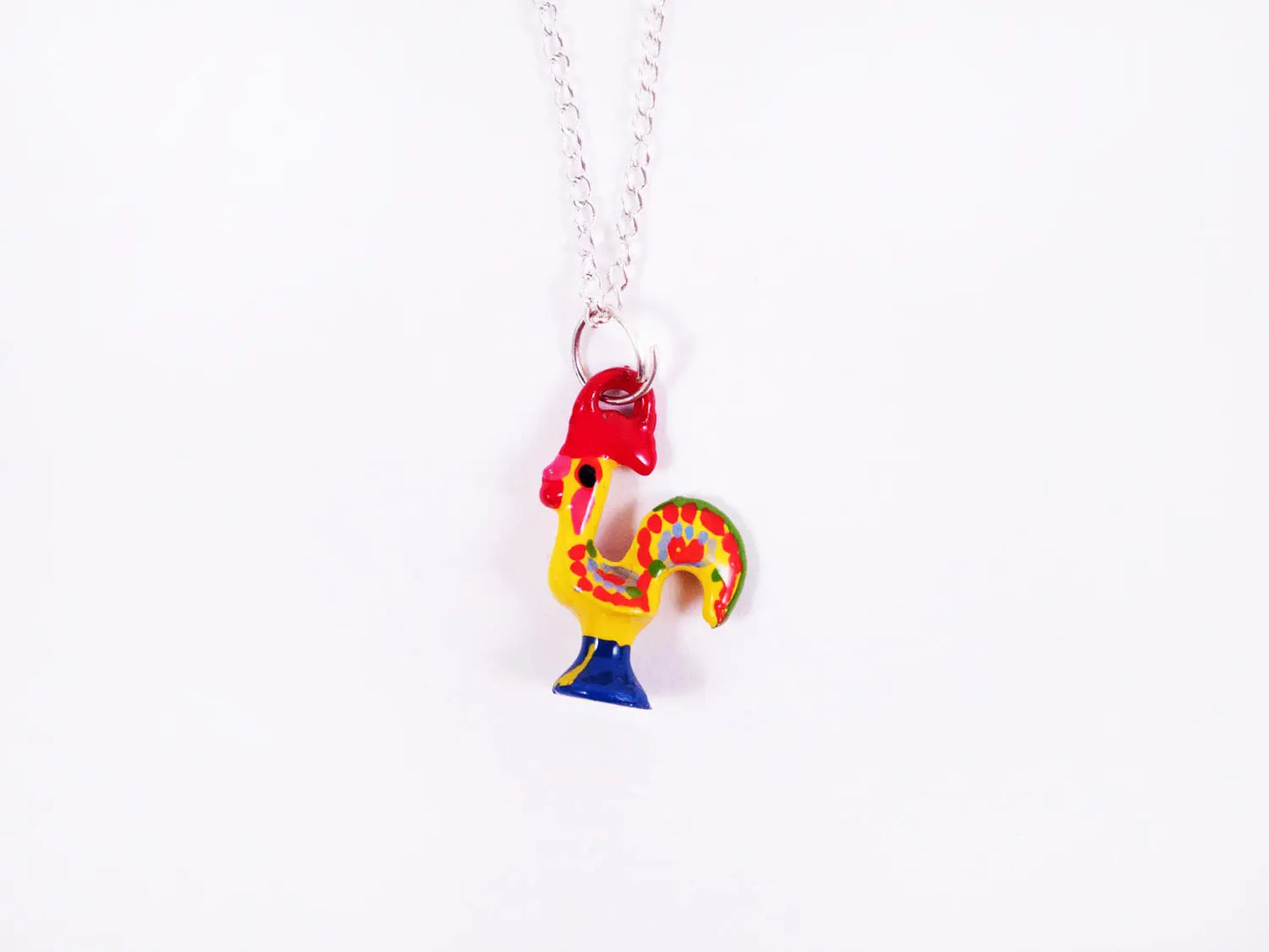 Barcelos Rooster Necklace -Rooster Camisa