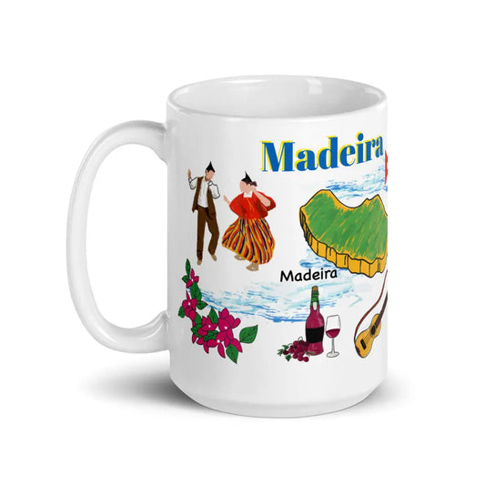 home Madeira Islands Mug Rooster Camisa