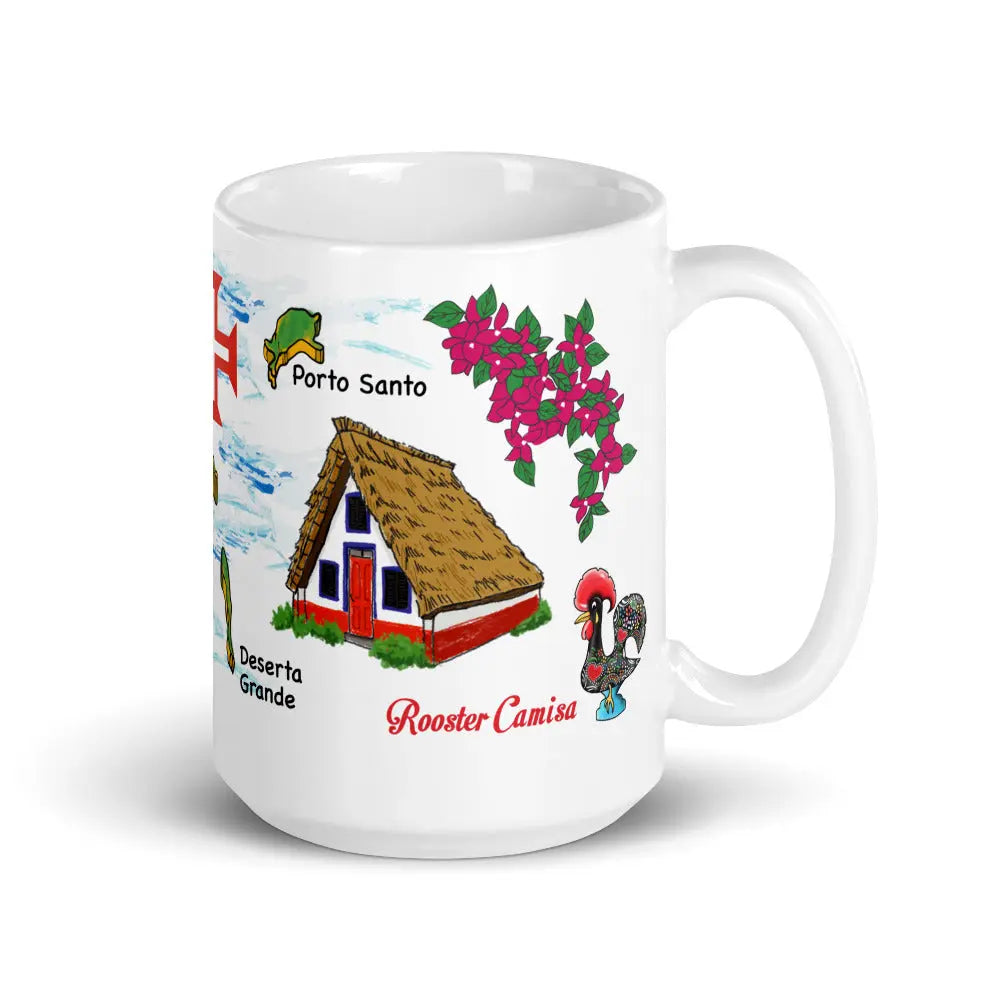 home Madeira Islands Mug Rooster Camisa