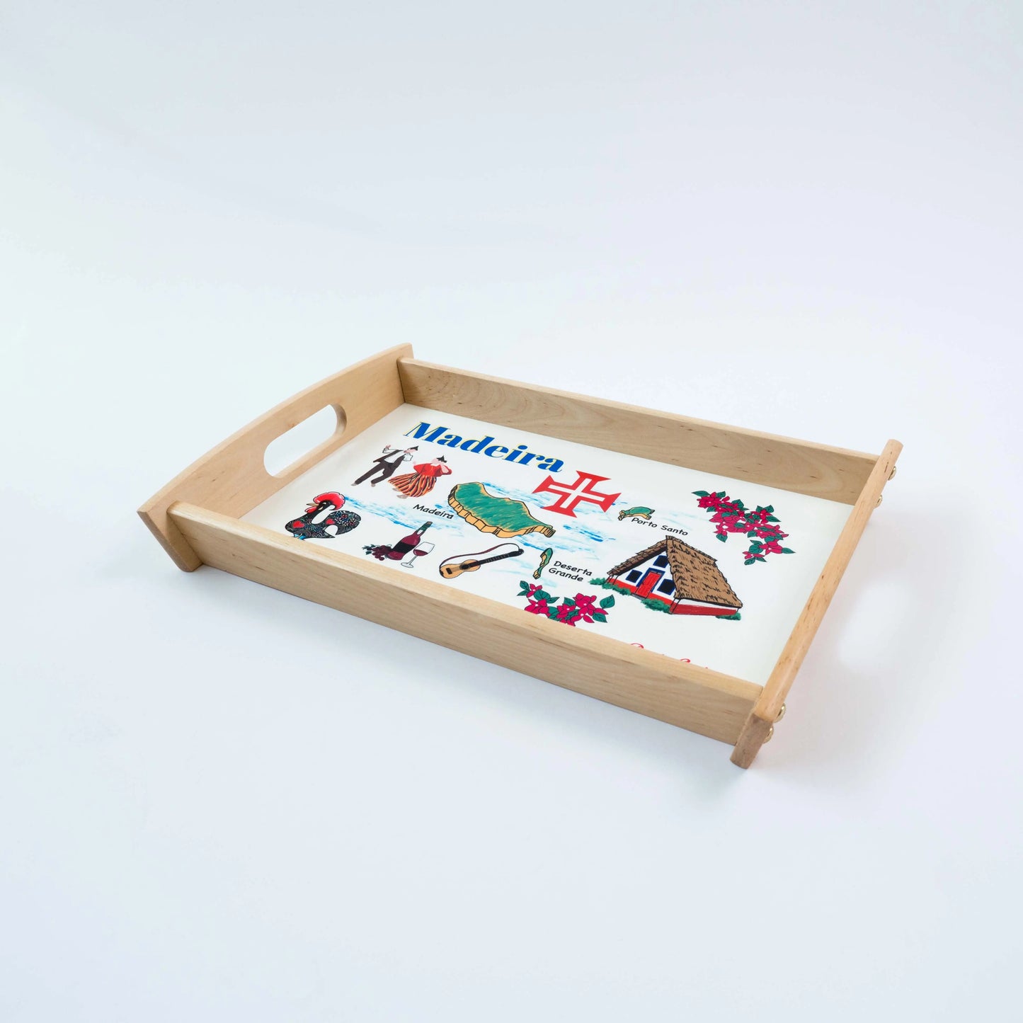 Madeira Serving Tray Rooster Camisa