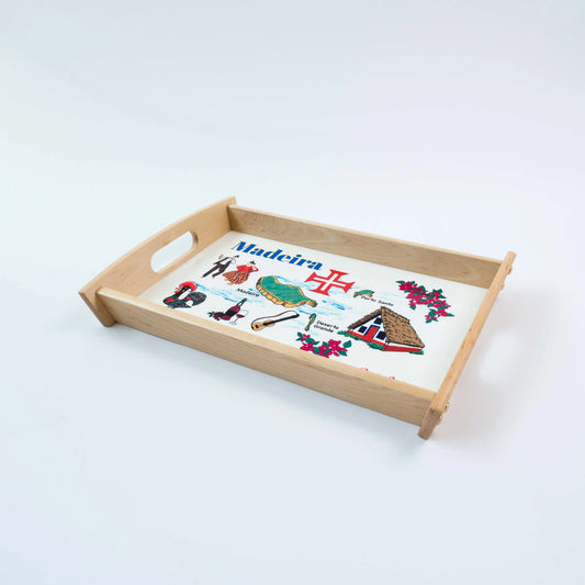 Madeira Serving Tray Rooster Camisa