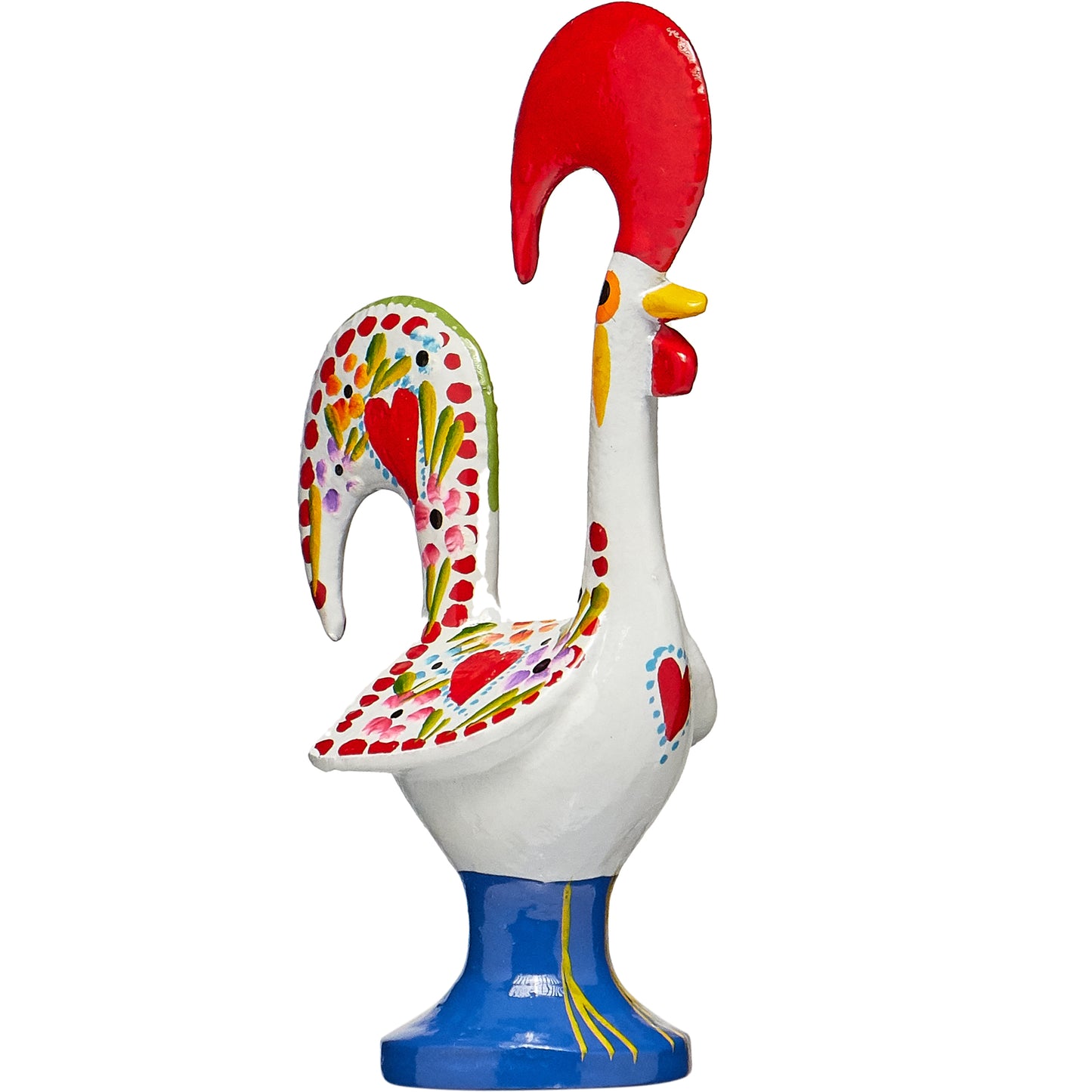 16cm Galo de Barcelos White