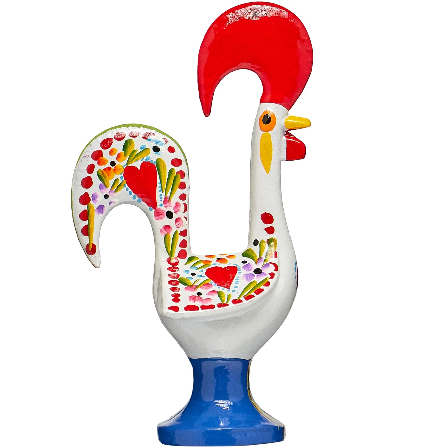 16cm Galo de Barcelos White