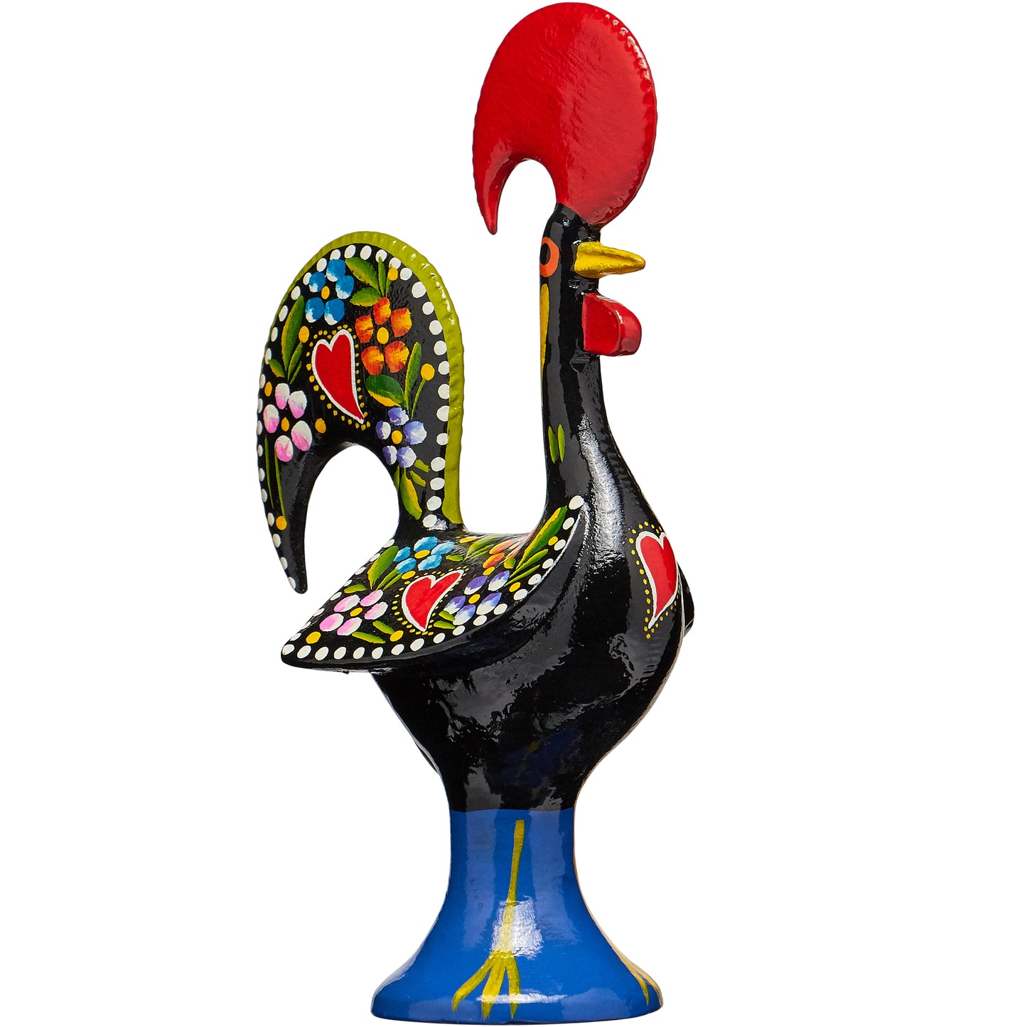 25cm Galo de Barcelos Black
