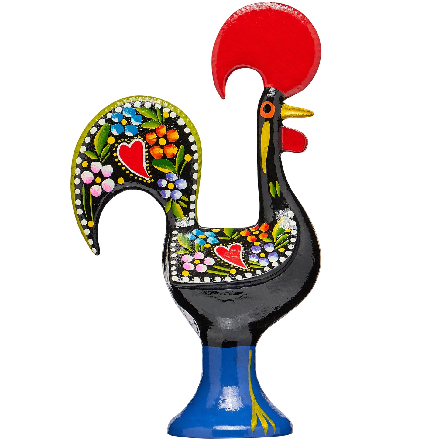 25cm Galo de Barcelos Black
