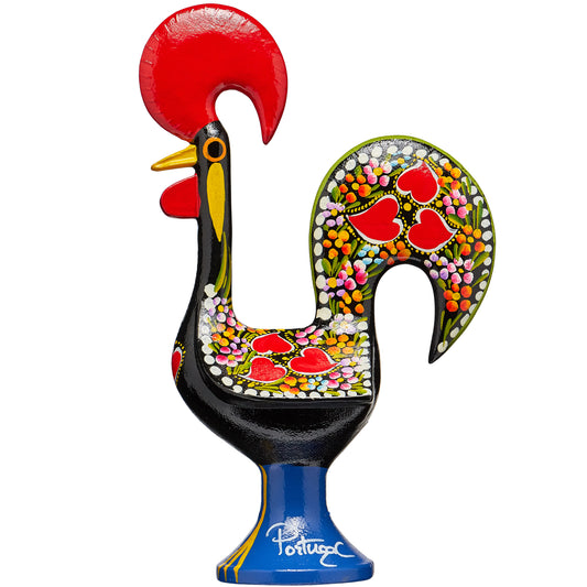 35cm Galo de Barcelos Black