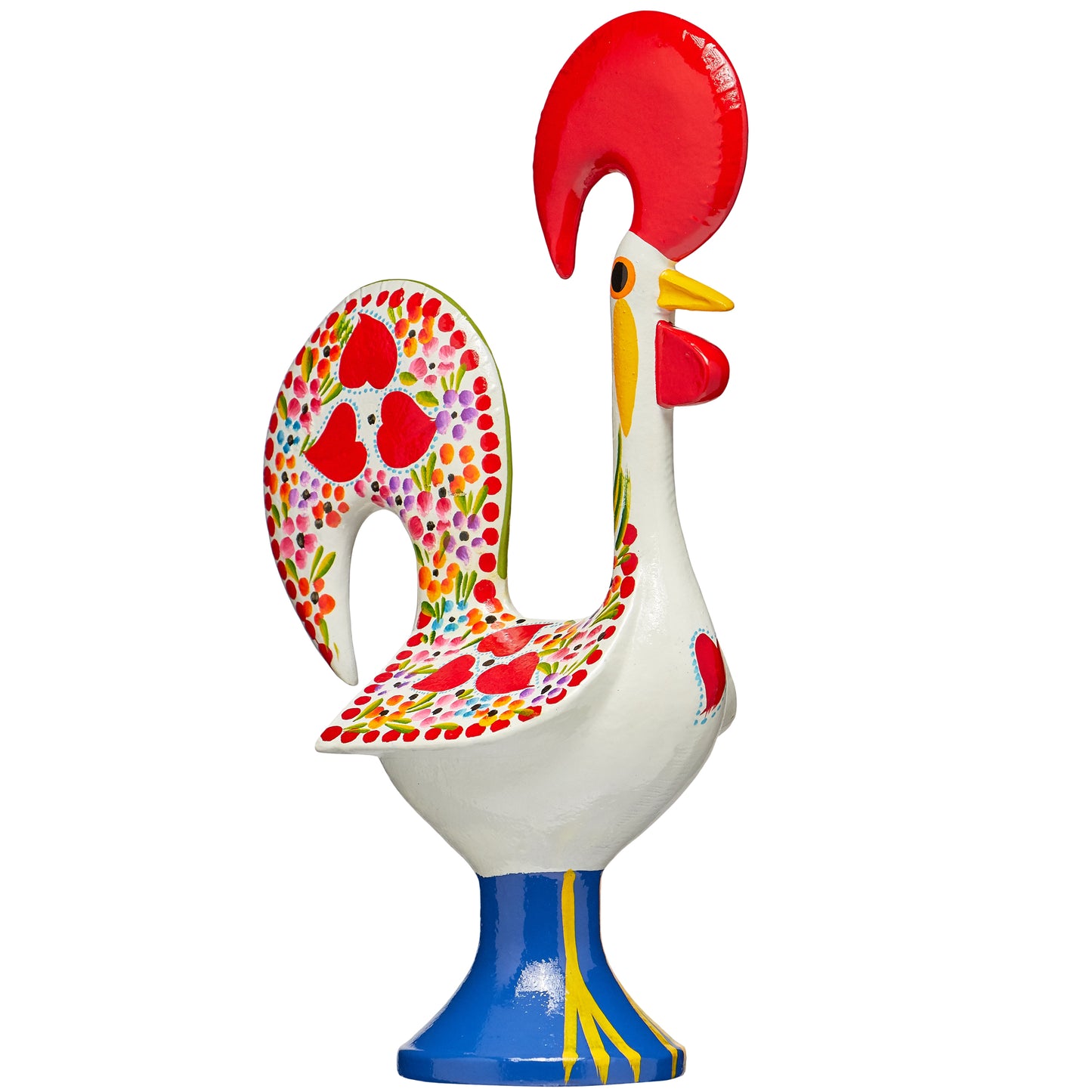 35cm Galo de Barcelos White