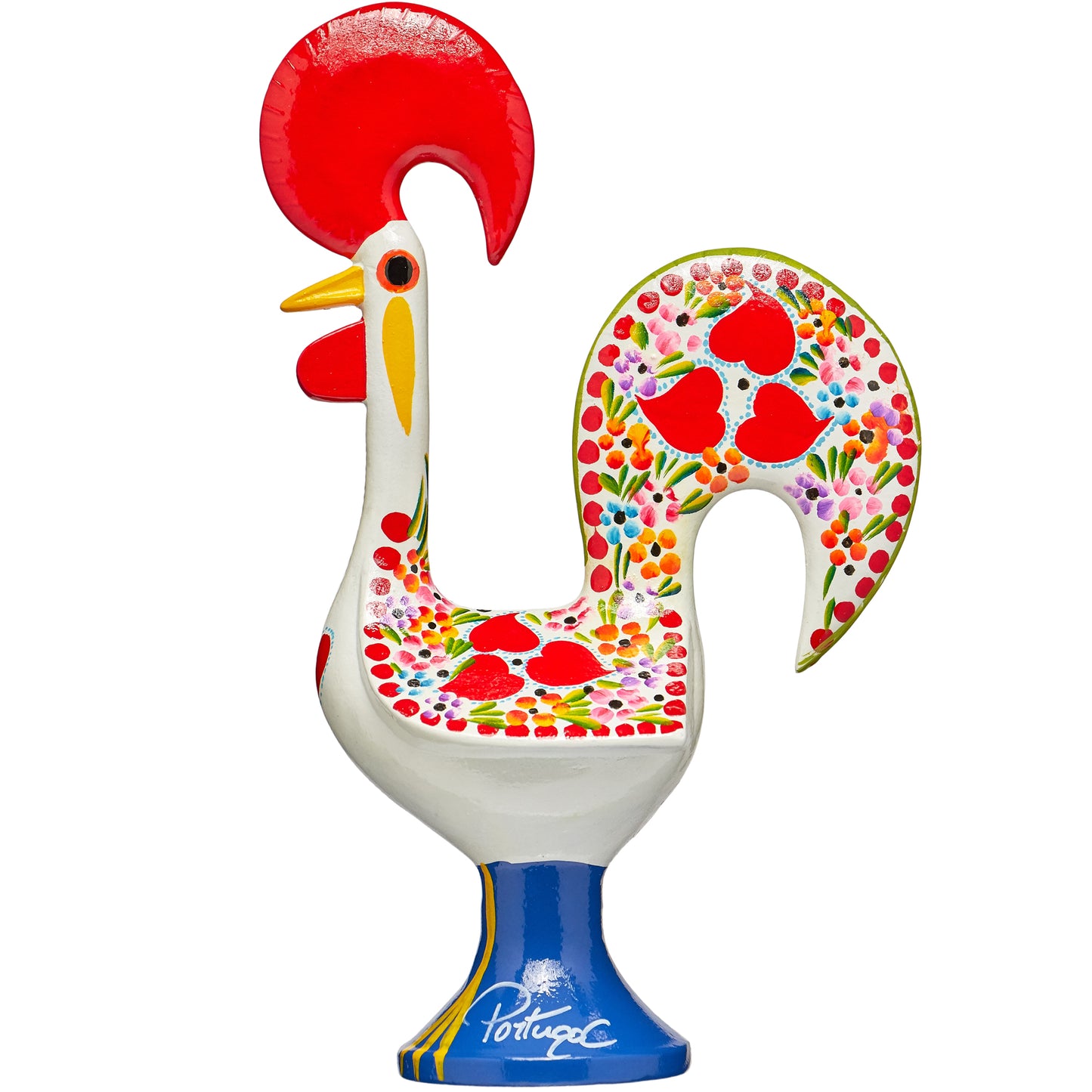 35cm Galo de Barcelos White