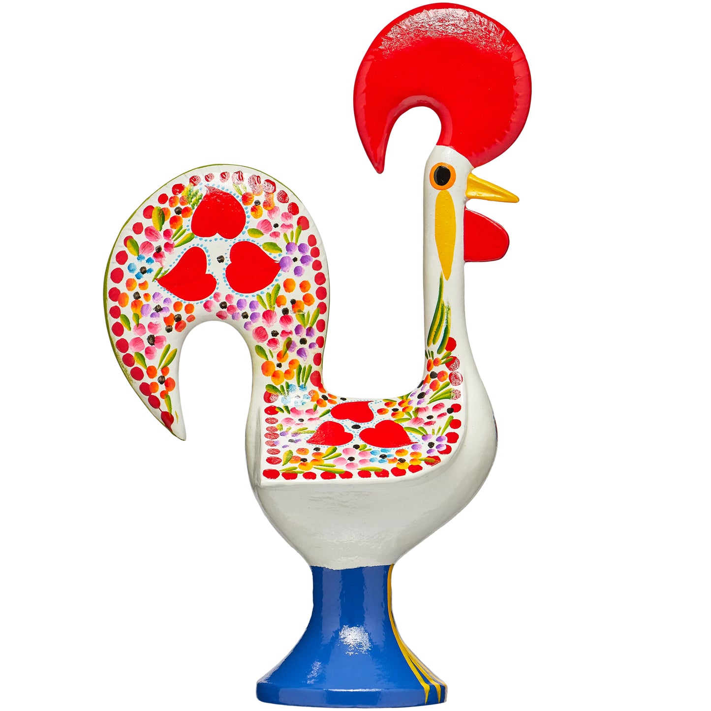 35cm Galo de Barcelos White