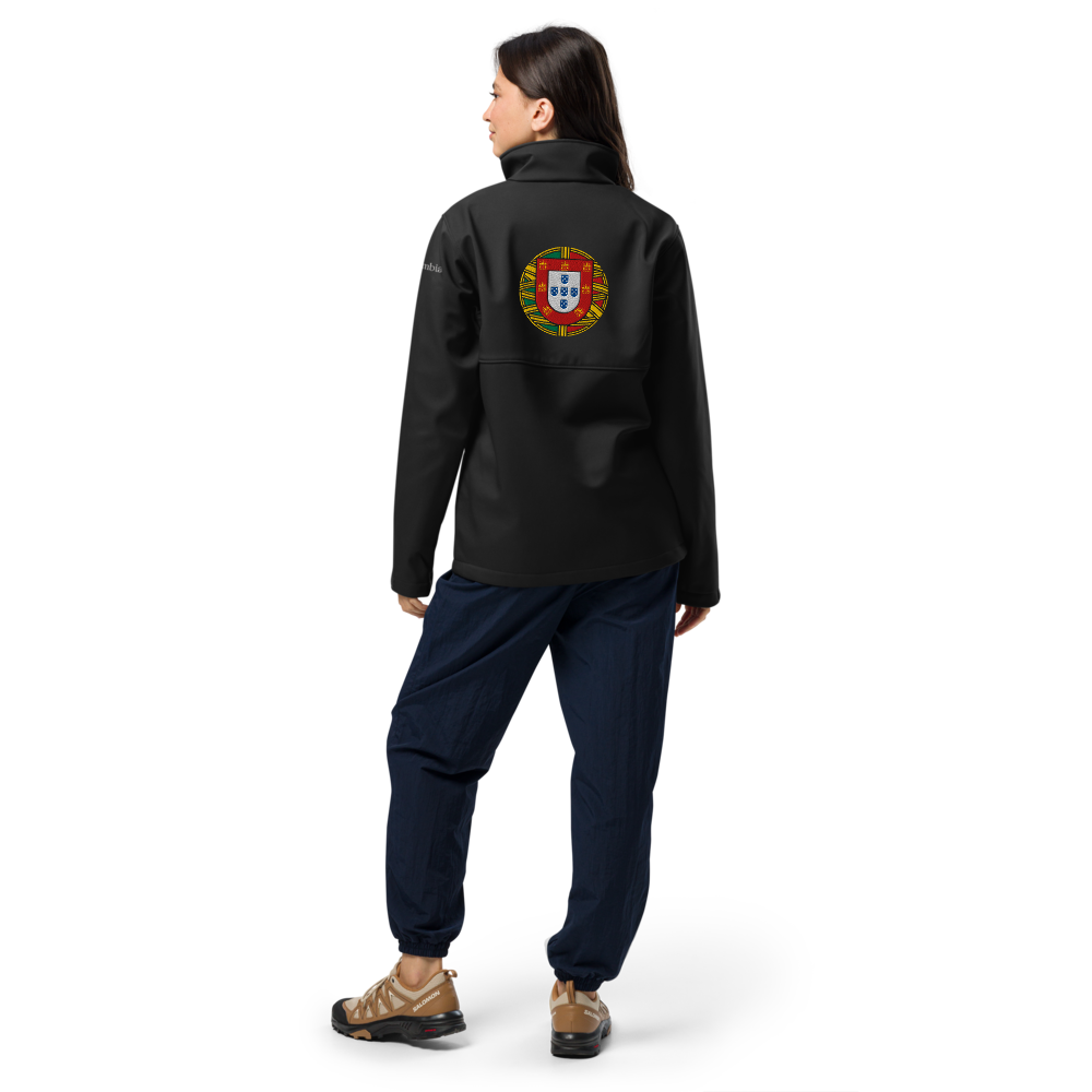 Escudo Embroidery x Columbia soft shell jacket